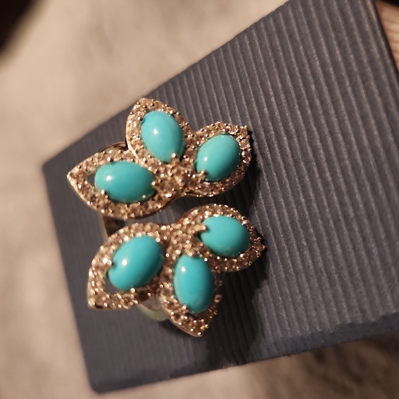 4.63 ct Sleeping beauty natural turquoise ring - Picture 6 of 6